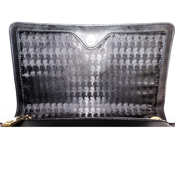 KARL LAGERFELD CHEVRON BAG WITH PEARL TRIM - Picture 4 of 4